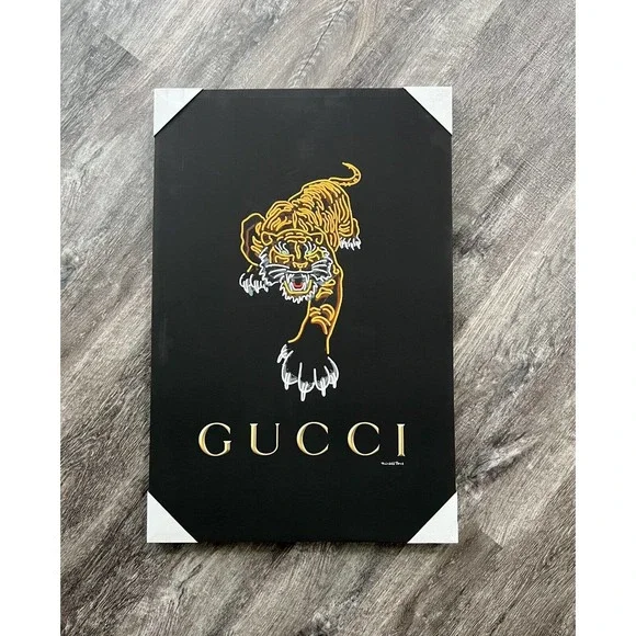 Gucci | Art | Rare Gucci Tiger By Fairchild Paris Canvas